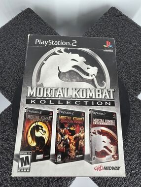 Mortal Kombat Kollection PS2 PlayStation 2 COMPLETE CIB w/ Slipcover TESTED